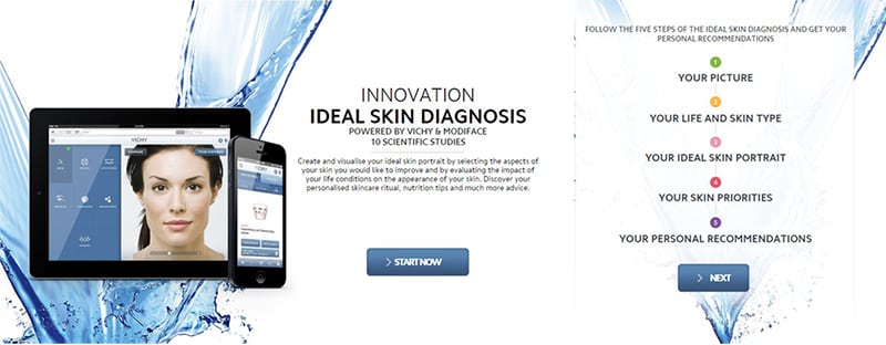 vichy skin diagnosis advisor