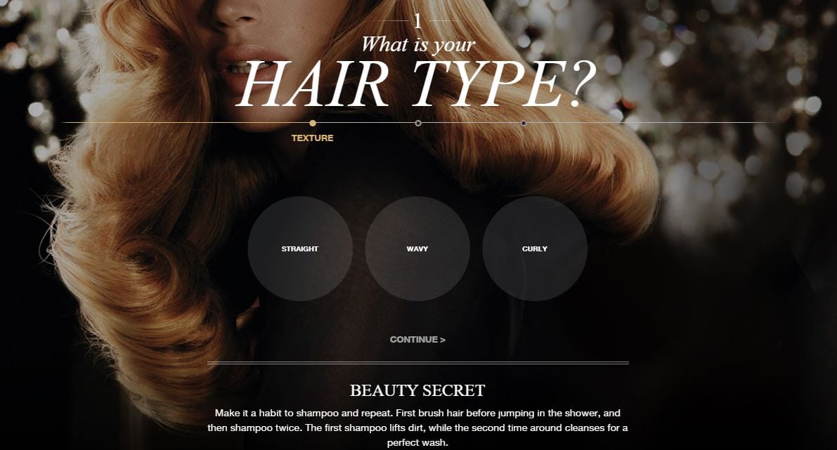 L'oreal hair consultation tool