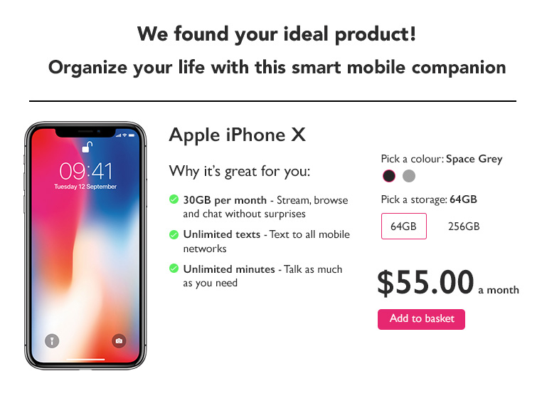 digital sales assistant consistence pitch