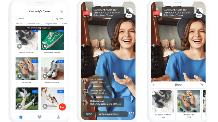 live commerce vs virtual shopping