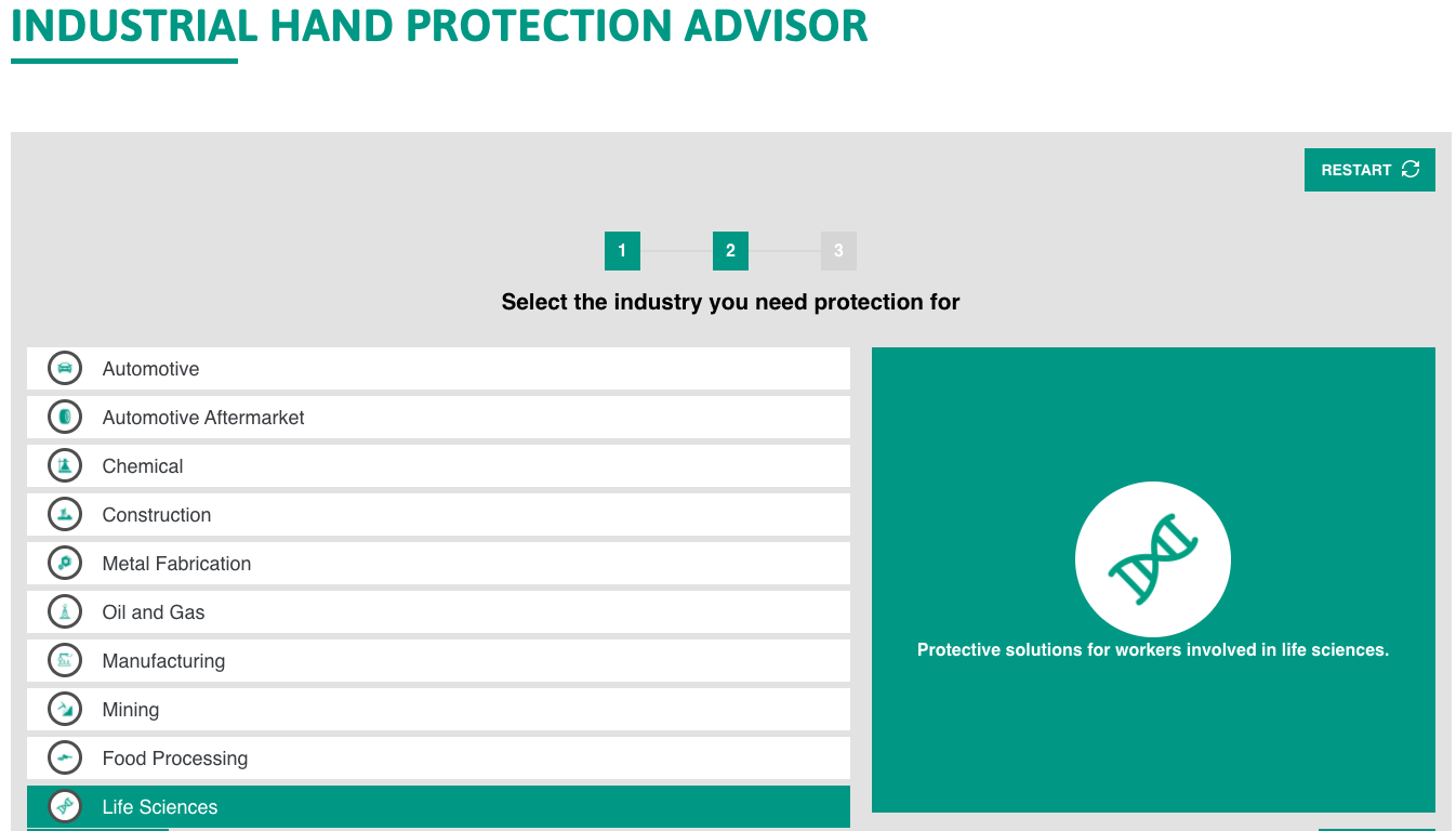 Example of a good customer experience for buying medical supplies online