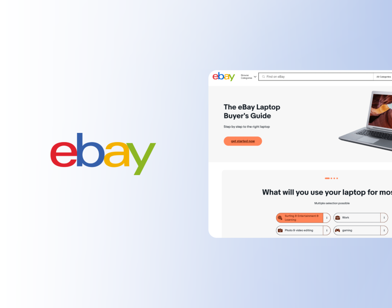 eBay using Zoovu’s digital buying assistants