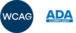 WCAG and ADA Compliant logos