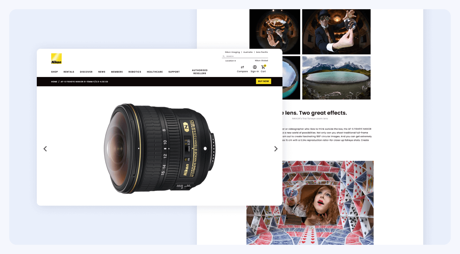 Nikon advertising