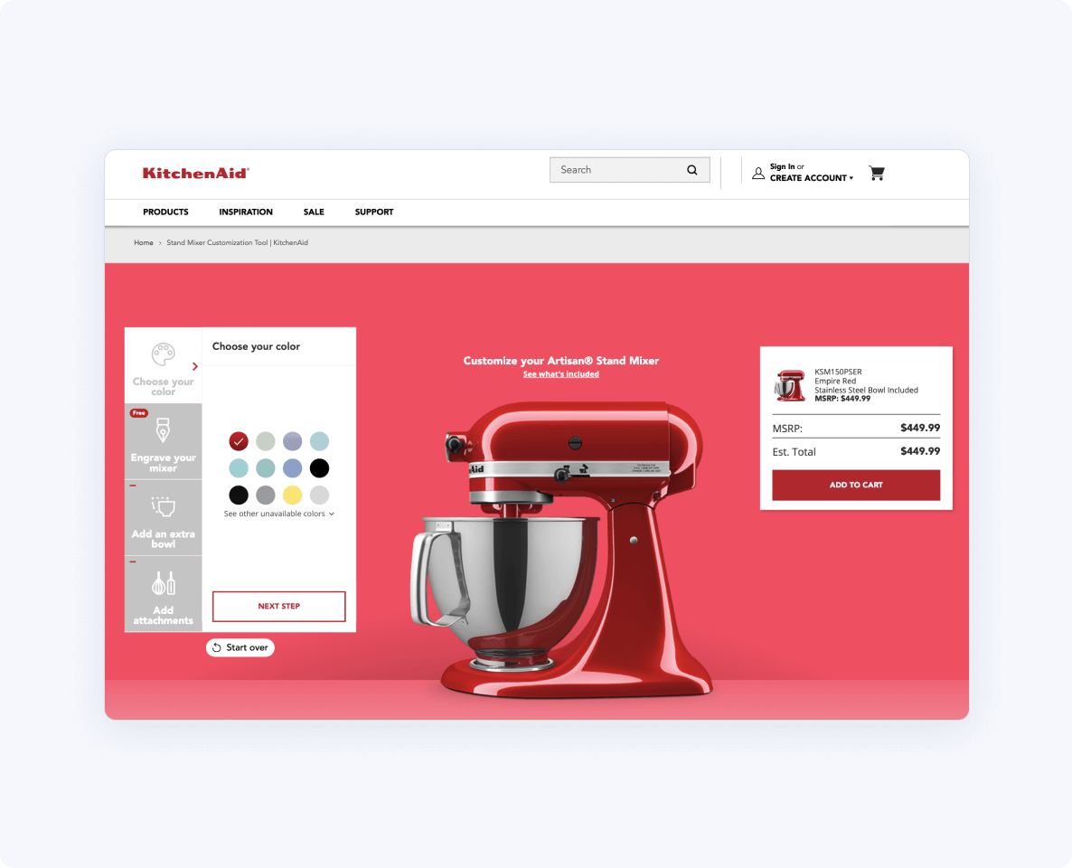 zoovu visual product configuration