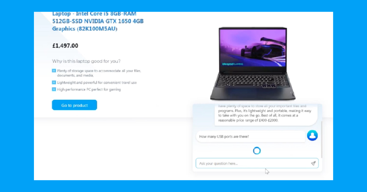ecommerce shopping assistant examples
