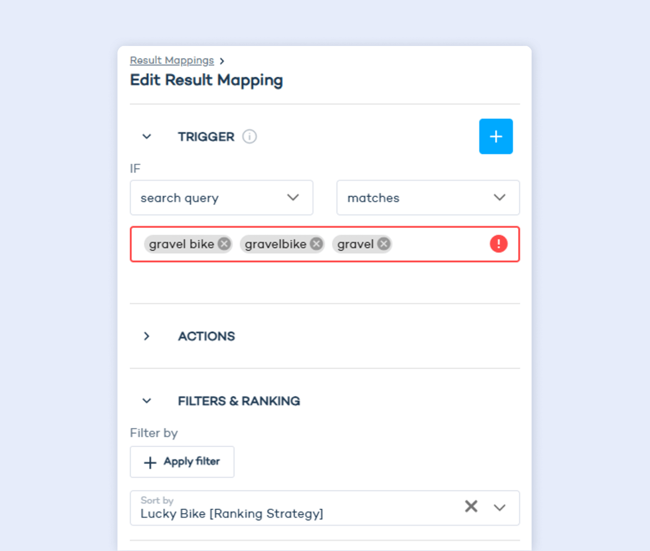 query specific strategies