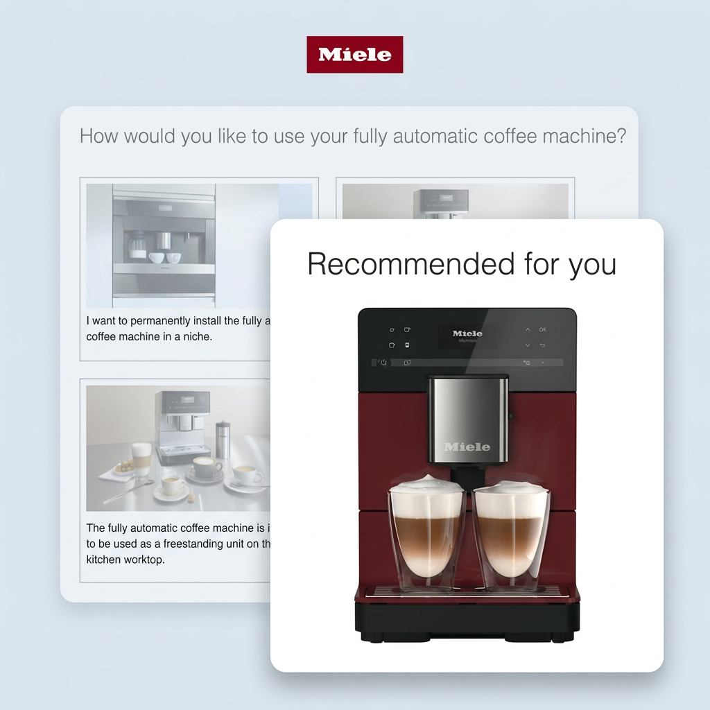 Product Finder — guided selling experience powered by Zoovu
